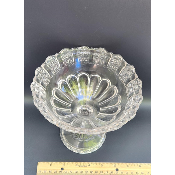 EAPG Adams & Co Collage Compote Dinner Bell‎ Fine Cut Band 1800s - Picture 2 of 3